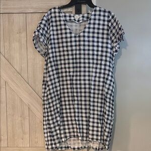 Black and White Checkered Dress